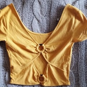 Aeropostale cut-out crop top